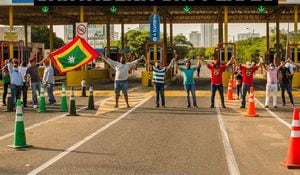 Grupos de ciudadanos han convocado a diferentes protestas contra el cobro de los peajes en Cartagena.