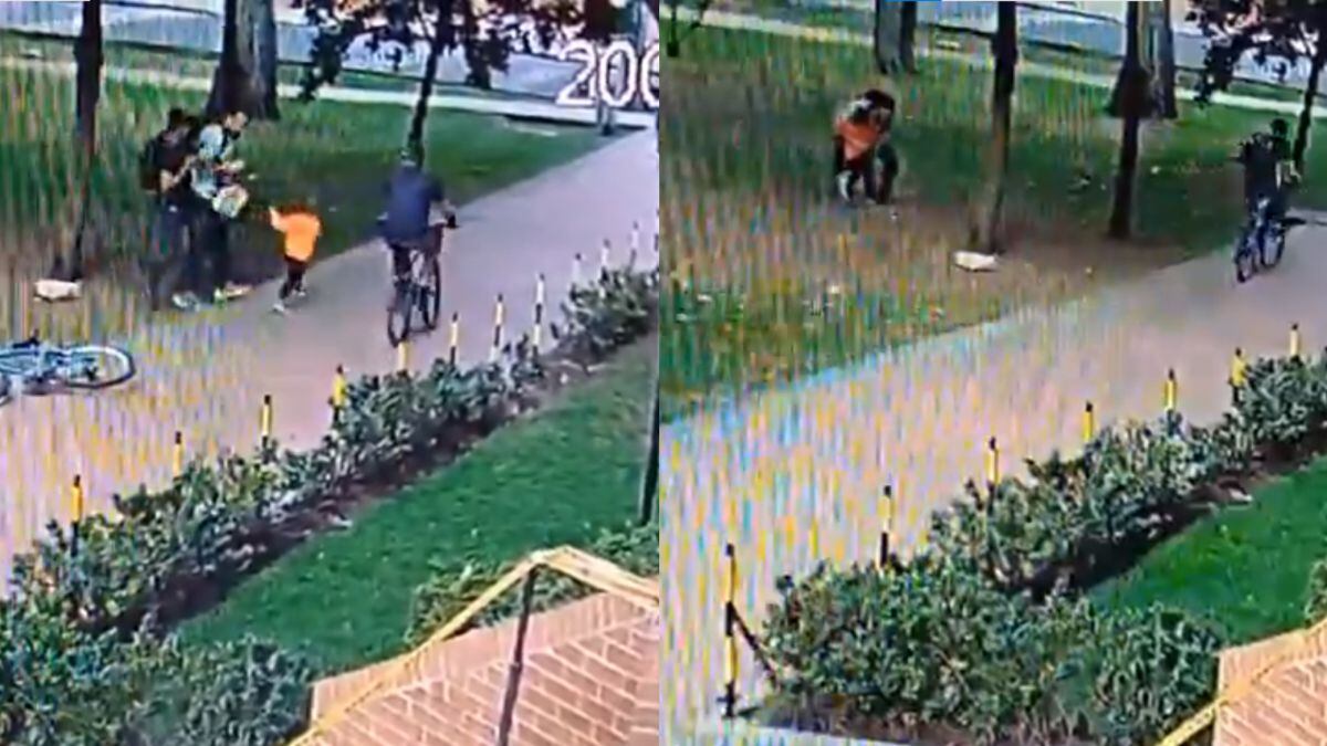 Ladrones intimidan con pistola a un hombre mientras paseaba con su niño pequeño