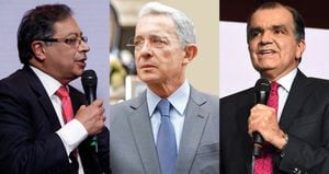 Petro, Uribe y Zuluaga