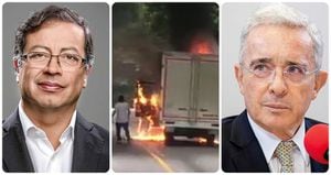 Álvaro Uribe y Gustavo Petro chocan por el paro armado del Clan del Golfo