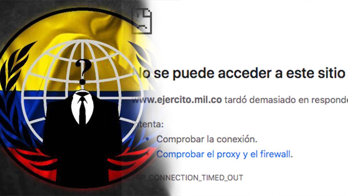 Anonymous tumbó las páginas web del Senado y la Presidencia de Colombia