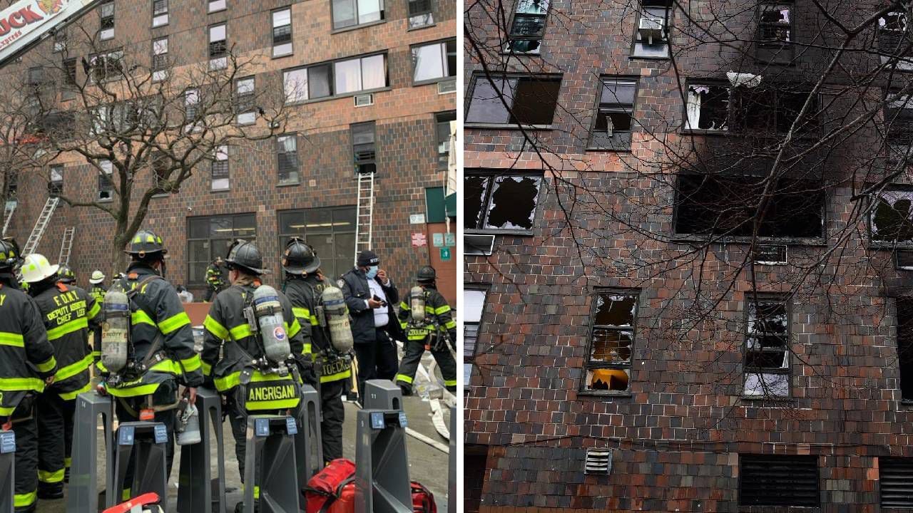 Hubo al menos 19 muertos en un incendio en Nueva York, informó el alcalde.