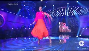 Melina Ramírez sorprendió a los televidentes con sus conocimientos de baile
