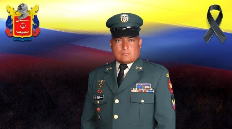 sargento segundo Franklin Montaña Pacagui, asesinado por el ELN en Arauca.