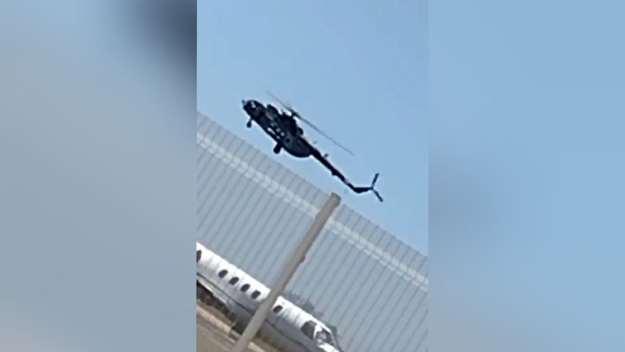 Video muestra el momento en que un helicóptero se accidentó en México