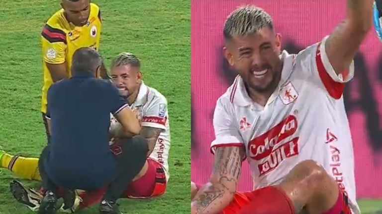 Rodrigo Holgado y una impactante lesión en el Pascual.