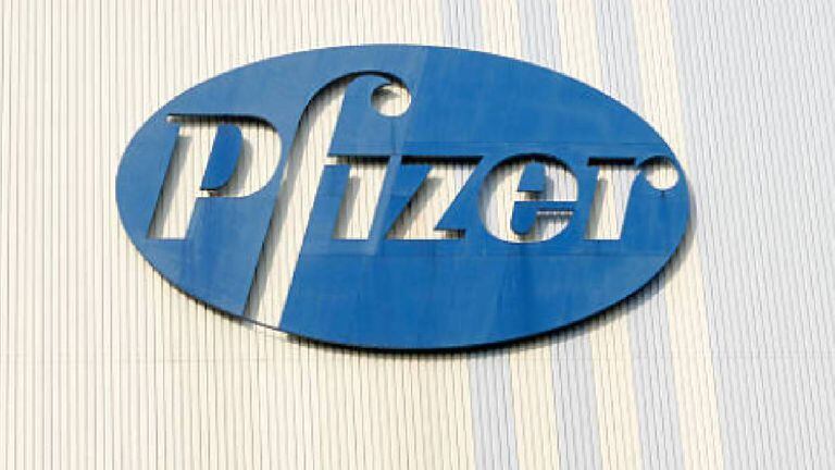 Logo empresa farmacéutica Pfizer