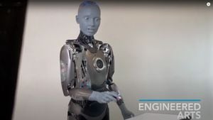 El robot humanoide Ameca manifestó ser autoconsciente.