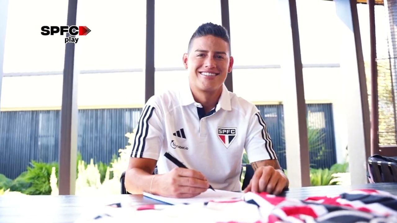 James Rodríguez es oficialmente nuevo jugador de Sao Paulo: