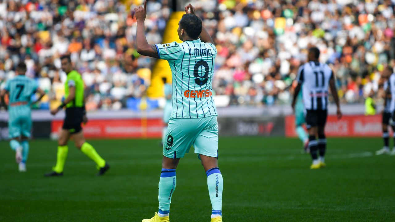 El colombiano marcó el segundo gol de Atalanta ante Udinese.