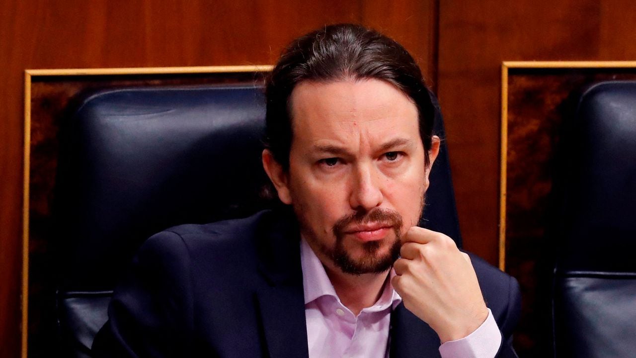 Pablo Iglesias. (Photo by Andres BALLESTEROS / various sources / AFP)