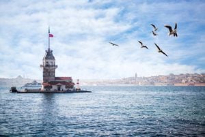 Torre de la Doncella, en Estambul (Turquía)