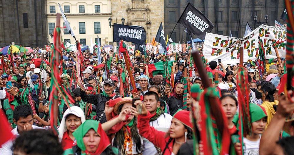     Ministerios y entidades del Gobierno les han girado recursos a las comunidades indígenas, que llegaron a Bogotá para protestar.