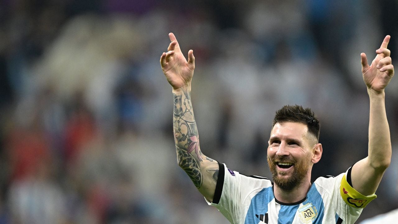 Lionel Messi jugará su segunda final de una Copa del Mundo con Argentina. Foto: AFP.