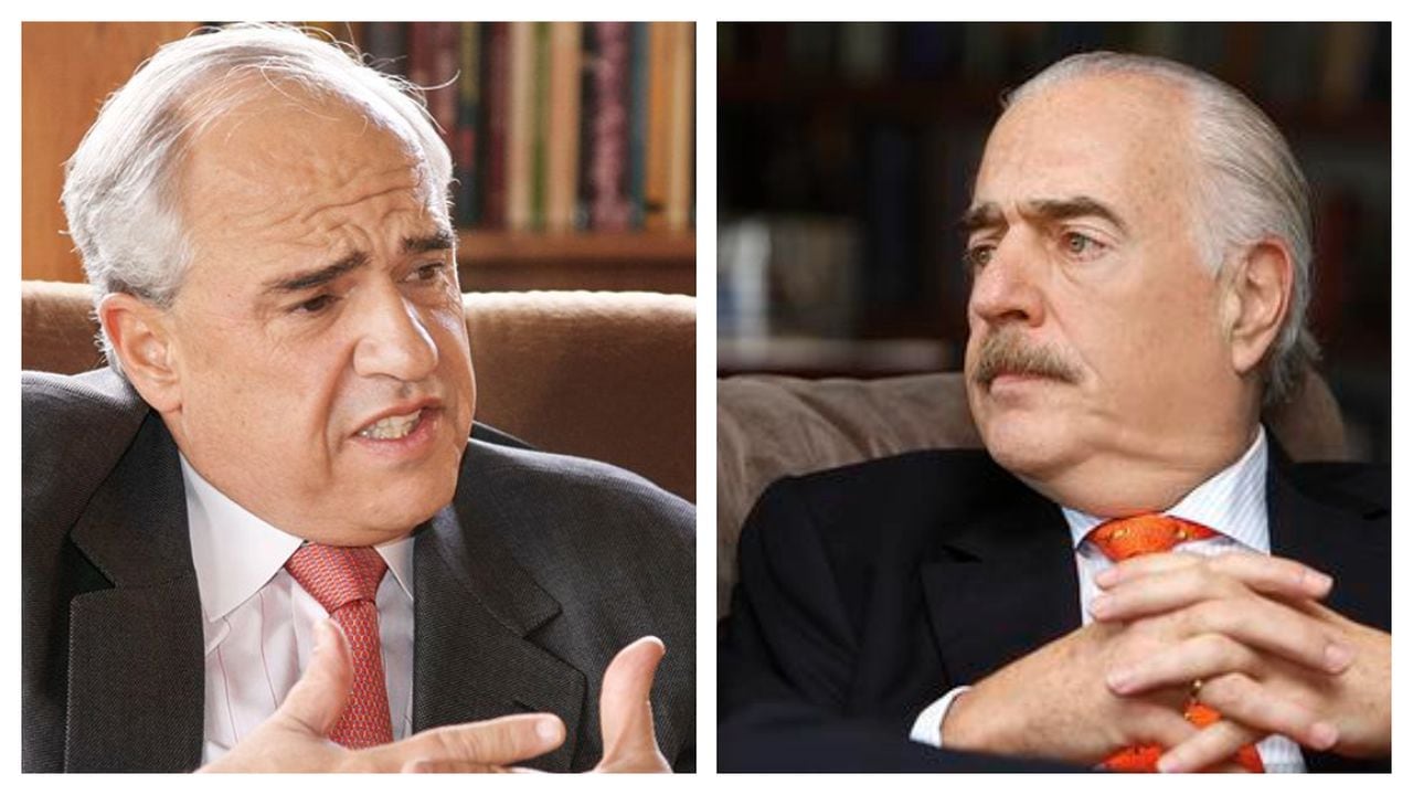 Los expresidentes Ernesto Samper y Andrés Pastrana.