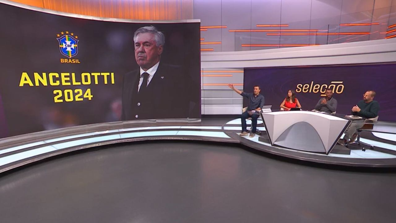 En la televisión brasileña dan a Ancelotti como nuevo DT de la 'canarinha'