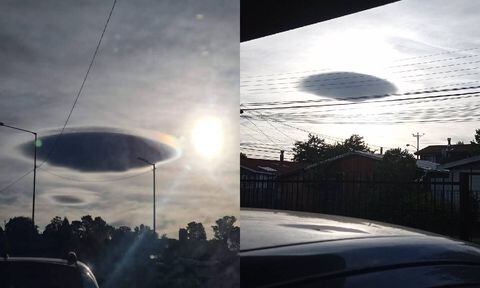 El extraño fenómeno pudo ser presenciado por residentes de una ciudad en Chile