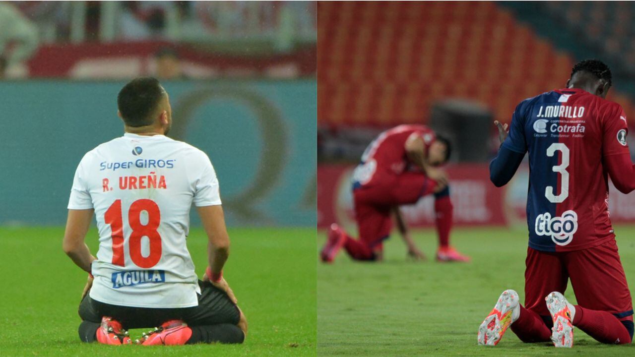 América y DIM perdieron en el regreso de la Libertadores y quedaron al borde de la eliminación.