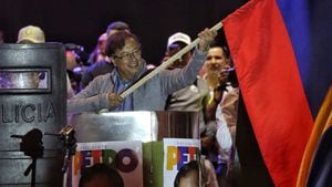 Gustavo Petro dio su último discurso en plaza pública antes de la primera vuelta presidencial.