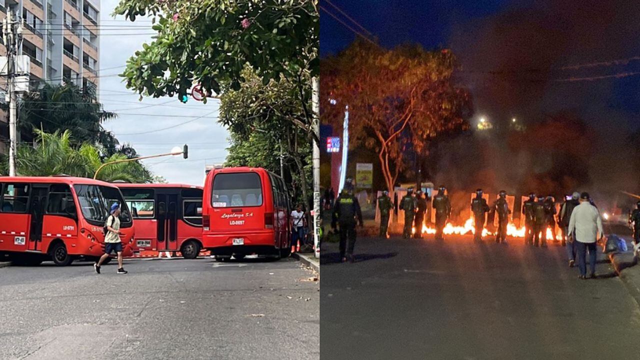 Protestas en Ibagué.