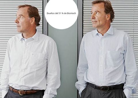 Thomas y Andreas Strüngmann, dueños del 51 por ciento de Biontech