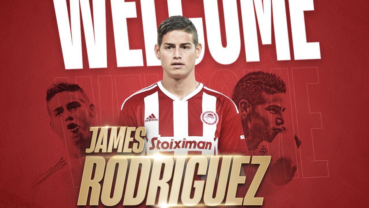 James Rodríguez estará presente viendo el partido de Olympiacos ante Friburgo por Europa League