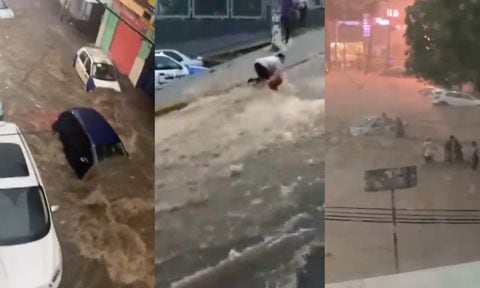 El coletazo de Julia en México derivó en una grave emergencia por lluvias en Acapulco. Impactantes imágenes dan cuenta de la magnitud de la emergencia.