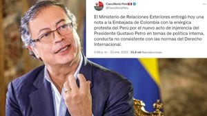 Nota diplomática de Perú a Colombia