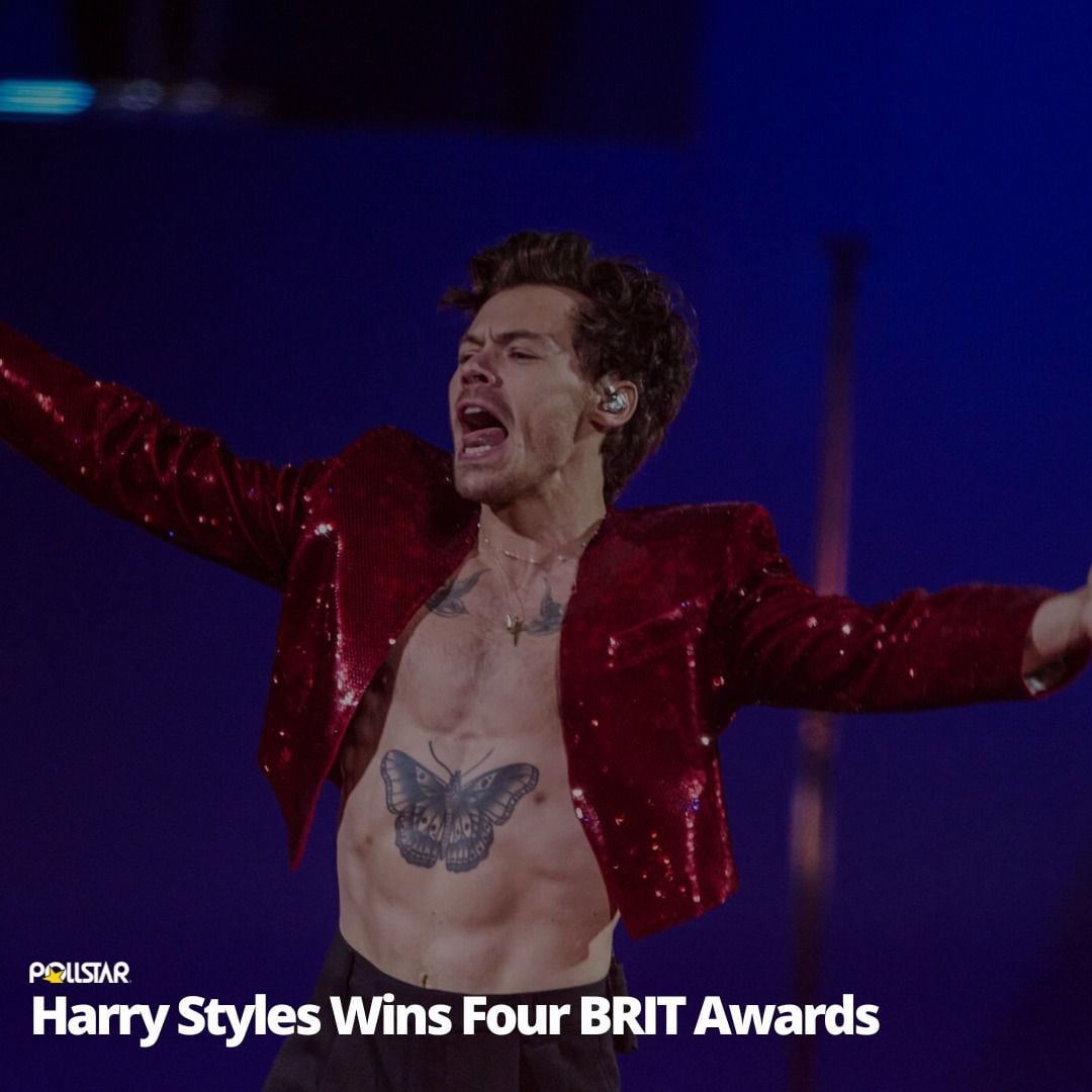 Harry Styles sigue acumulando premios. Foto: Instagram @pollstar_offical.