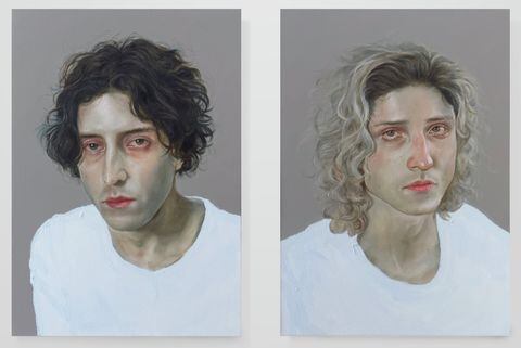 Felipe Lozano
Juan y Simón. De la serie Los amantes 
imperfectos, 2023
Óleo sobre lienzo
50 x 70 cm
FLO005