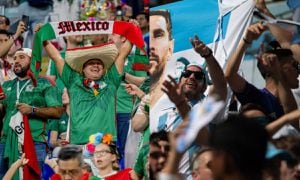 Argentinos y mexicanos se fueron a los puños previo al partido del sábado.