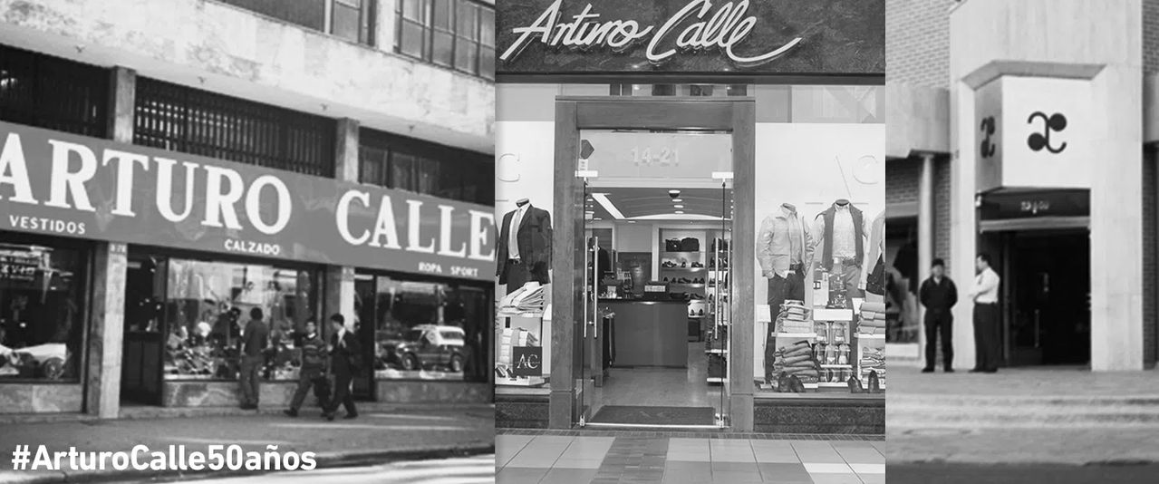 Tienda de Arturo Calle hace 50 años