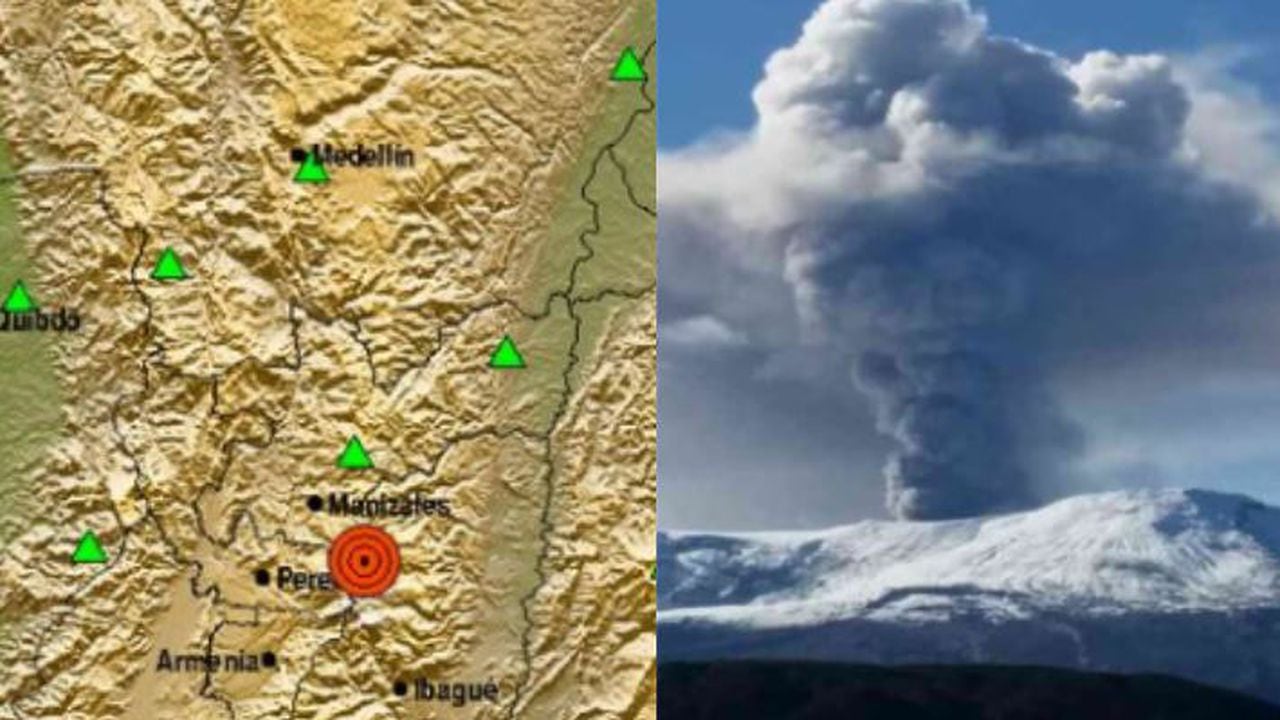 Nuevo temblor se registró en el área de influencia del Nevado del Ruiz