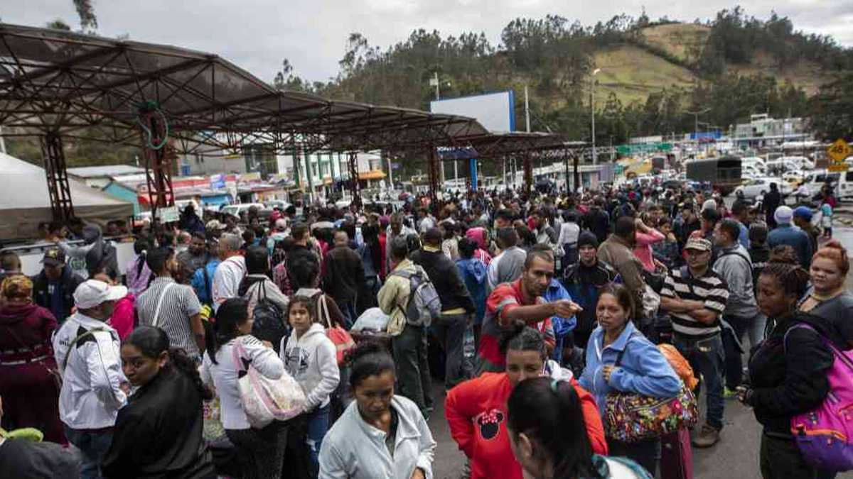 Puente Rumichaca, migración entre Colombia y Ecuador.