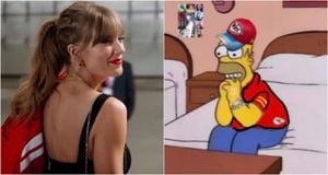 Los memes que dejó la maratónica llegada de Taylor Swift al super Bowl, para apoyar a su novio Travis Kelce
