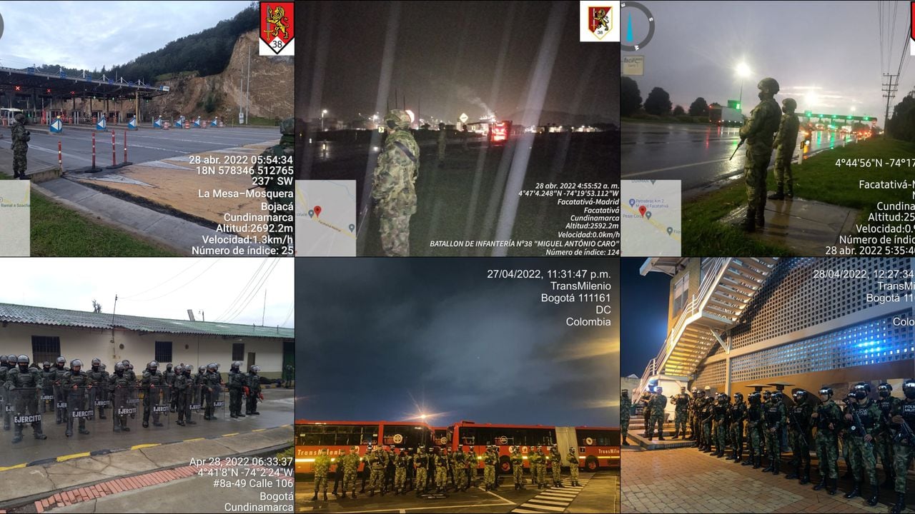 Ejército y Policía realizan monitoreos en todo el país durante la jornada de movilizaciones prevista para este jueves 28 de abril.
