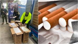 Incautadas más de 450.000 cajetillas de cigarrillos de contrabando; estaban avaluadas en más de $1.000 millones