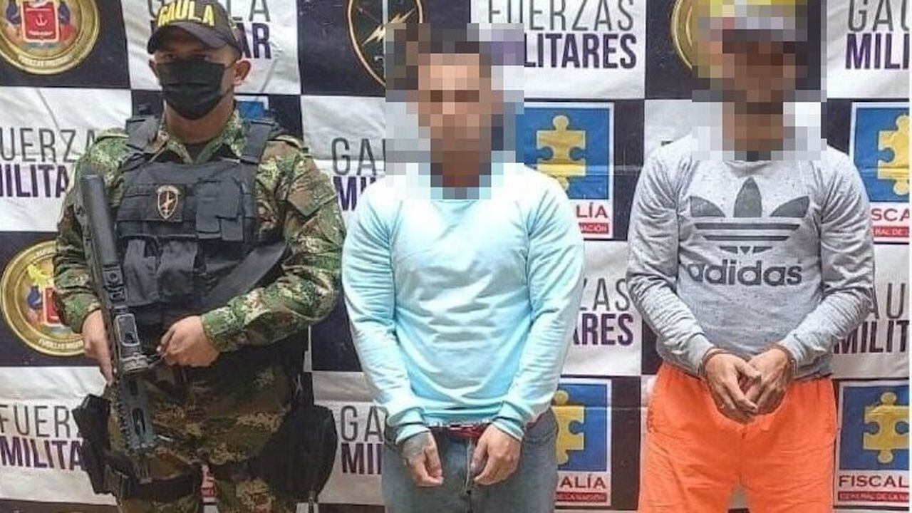 Los presuntos extorsionistas fueron identificados como Marlon Alberto Vargas Beltrán y a Martin Trujillo Agredo.