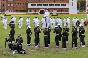 Desfile Militar Conmemoración 20 de Julio.
Escuela Militar José María Córdoba.
Bogotá Julio 20 de 2021.
Foto: Juan Carlos Sierra-Revista Semana.