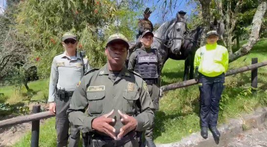 Coronel Jorge Mauro Córdoba Valencia 
Comandate Operativo Policia Metropolitma de Bogotá
