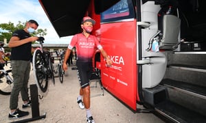 LAUSANNE, SWITZERLAND - JULY 09: Nairo Alexander Quintana Rojas of Colombia and Team Arkéa - Samsic prior to the 109th Tour de France 2022, Stage 8 a 186,3km stage from Dole to Lausanne - Côte du Stade olympique 602m / #TDF2022 / #WorldTour / on July 09, 2022 in Lausanne, Switzerland. (Photo by Tim de Waele/Getty Images)