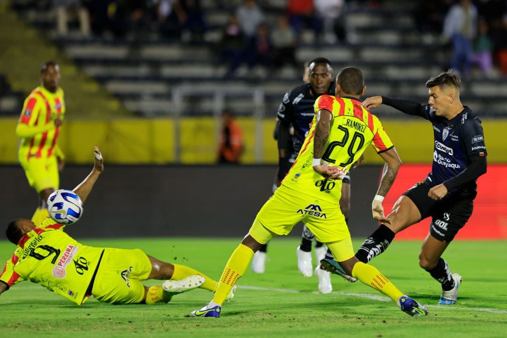 Pereira jugó el cotejo de vuelta ante Independiente del Valle