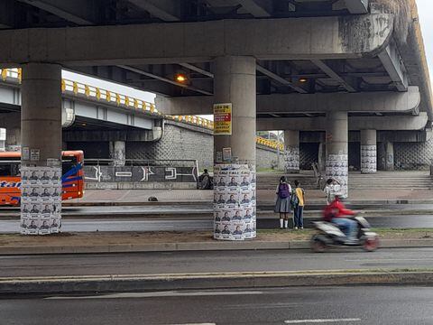 Publicidad política en espacios públicos de Cali.