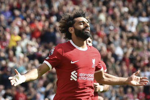 Mohamed Salah, jugador del Liverpool que ha estado envuelto en rumores sobre un posible fichaje a Arabia Saudita