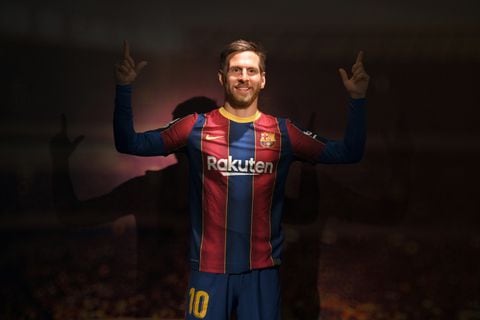 Estatua de cera de Lionel Messi