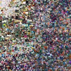 Imagen de la obra digital "Everydays: The First 5,000 Days" del artista Beeple, también conocido como Mike Winkelmann. Cortesía de Christies via AFP.