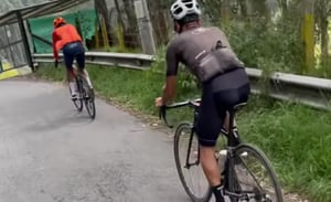 El ciclista colombiano sigue sorprendiendo con su recuperación.