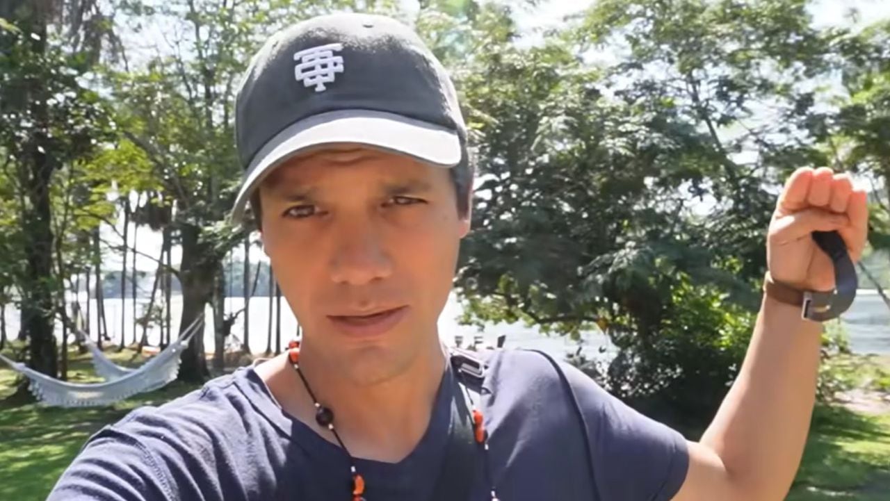 Youtuber colombiano vivió mágica aventura en la selva de Venezuela: descubrió deslumbrante tesoro