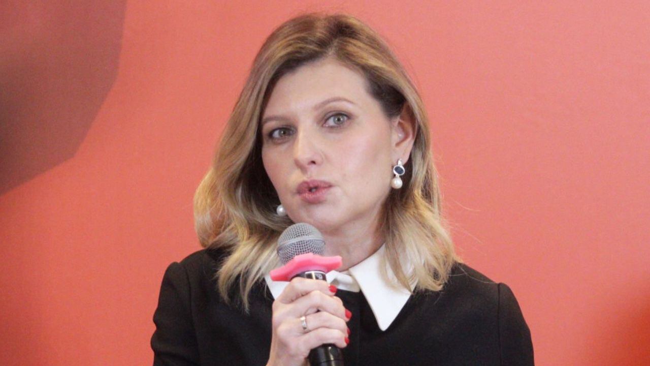 Olena Zelenska, primera dama de Ucrania, habló para la cadena de CNN