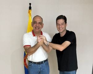 Mauricio Gómez Amín estuvo acompañando durante toda la campaña a la Alcaldía de Santa Marta a Carlos Pinedo.